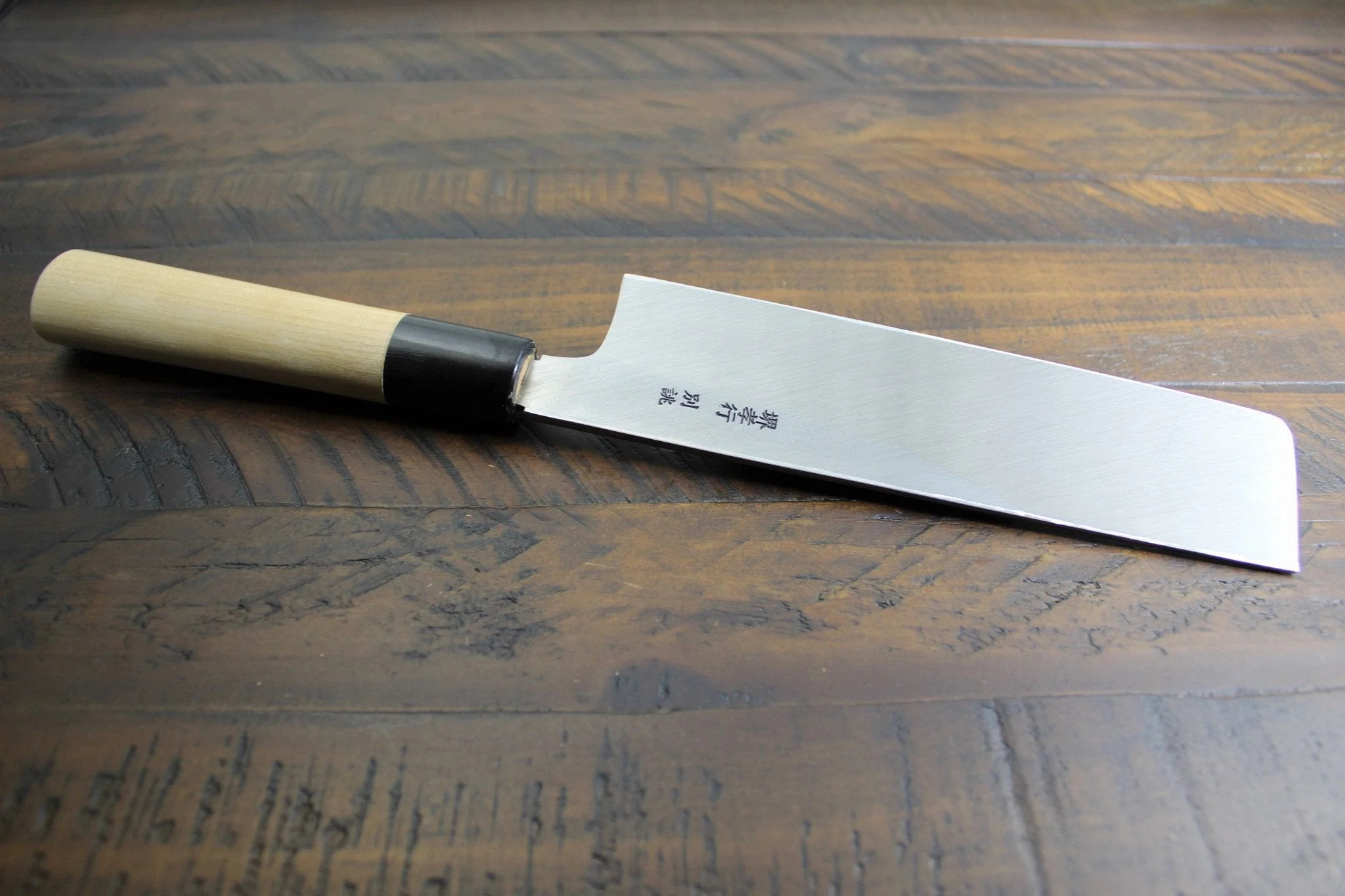 Usuba Knife / Nakiri Knife White Steel #2 180mm (7.1") Sakai Takayuki - Image 5