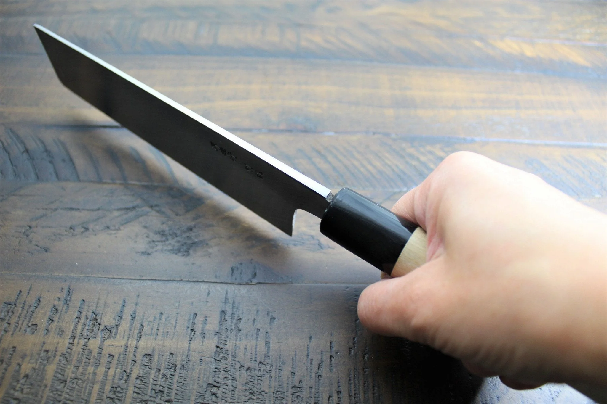 Usuba Knife / Nakiri Knife White Steel #2 180mm (7.1") Sakai Takayuki - Image 9