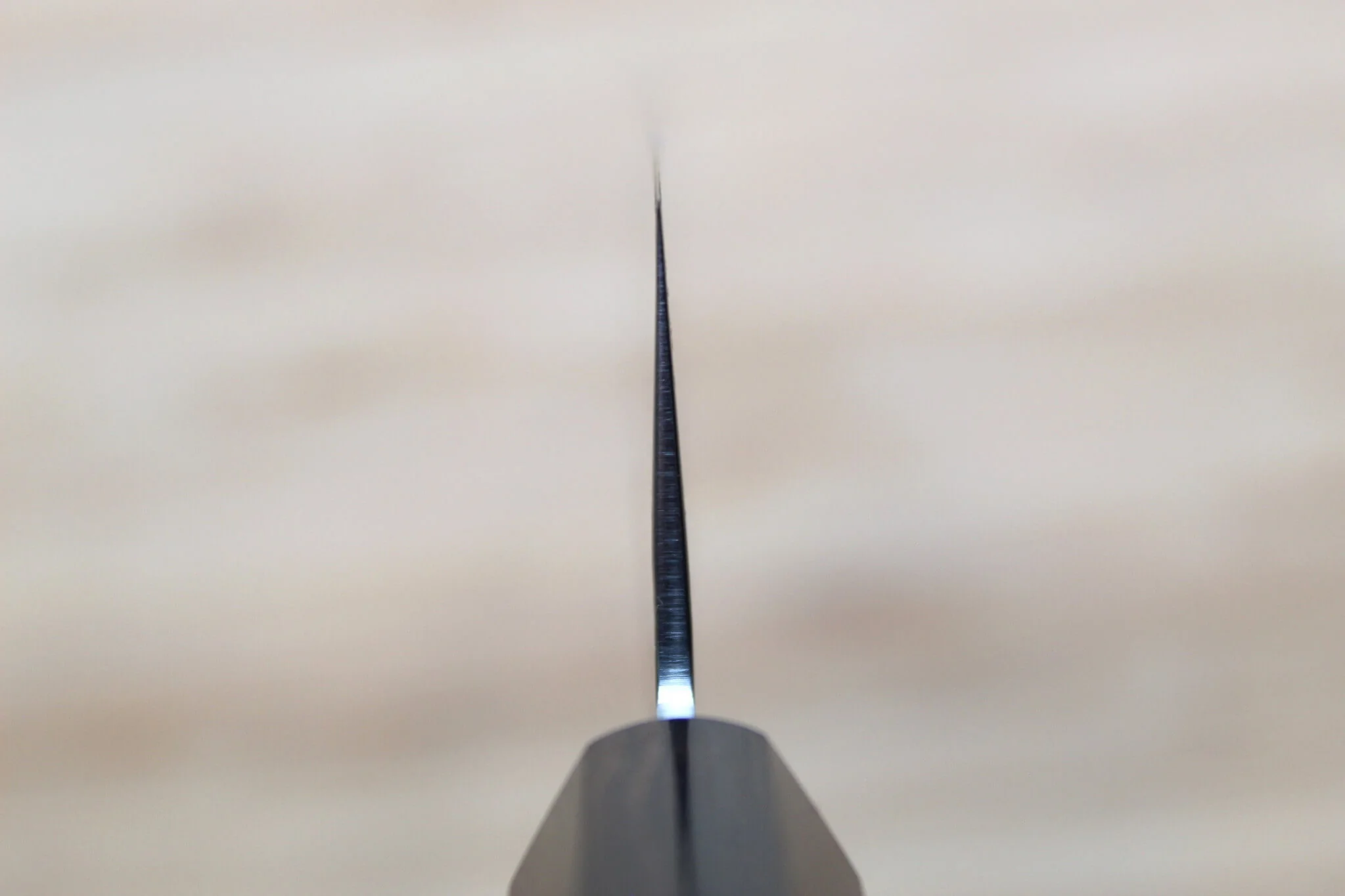 Sakai Takayuki VG10 Nashiji 210mm Gyuto - Premium Ebony Handle - Image 6