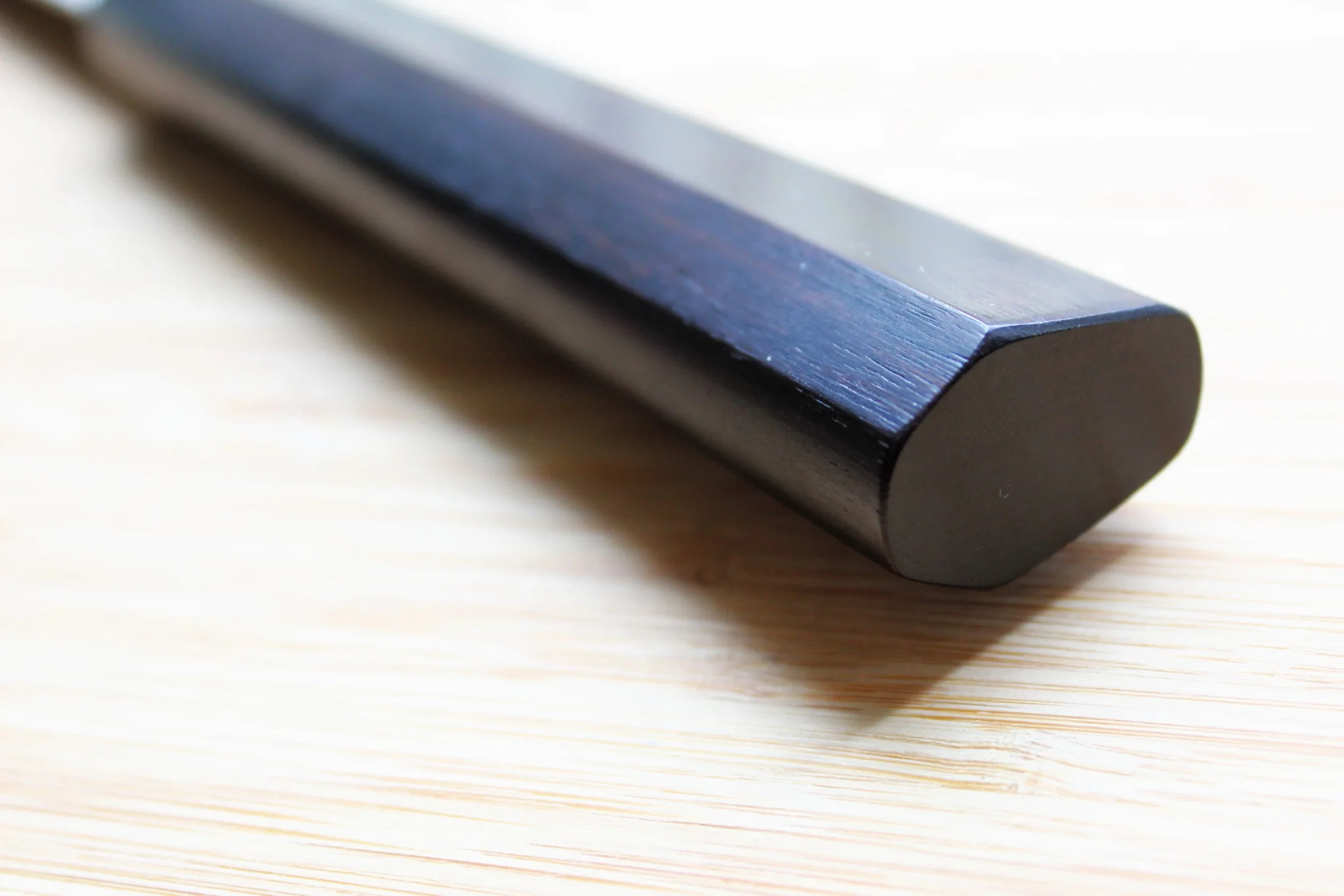 Sakai Takayuki VG10 Nashiji 210mm Gyuto - Premium Ebony Handle - Image 8