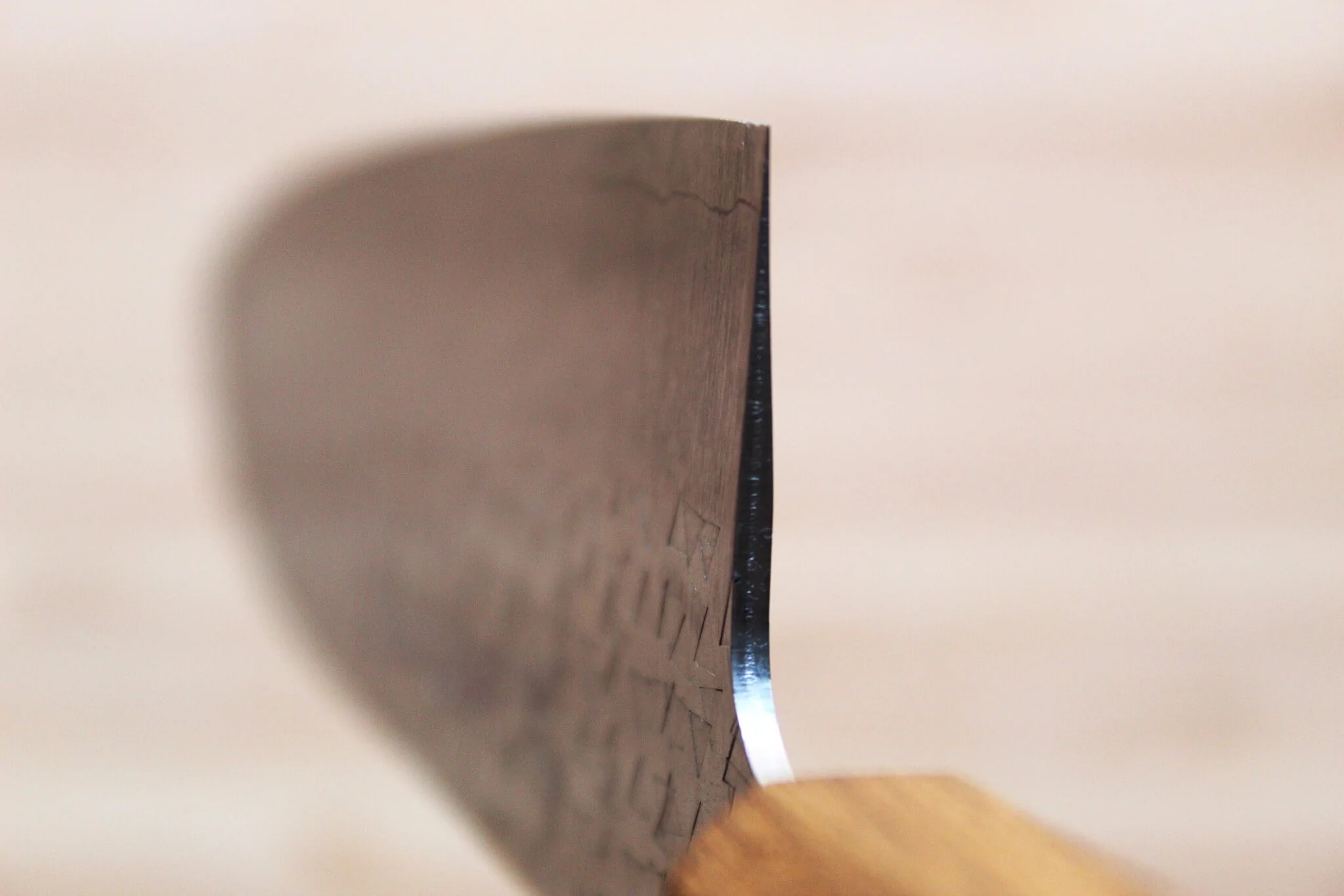 Sawakazuma Fubuki SRS13 Santoku Knife 170 mm / 6.7" Oak Handle - Image 8
