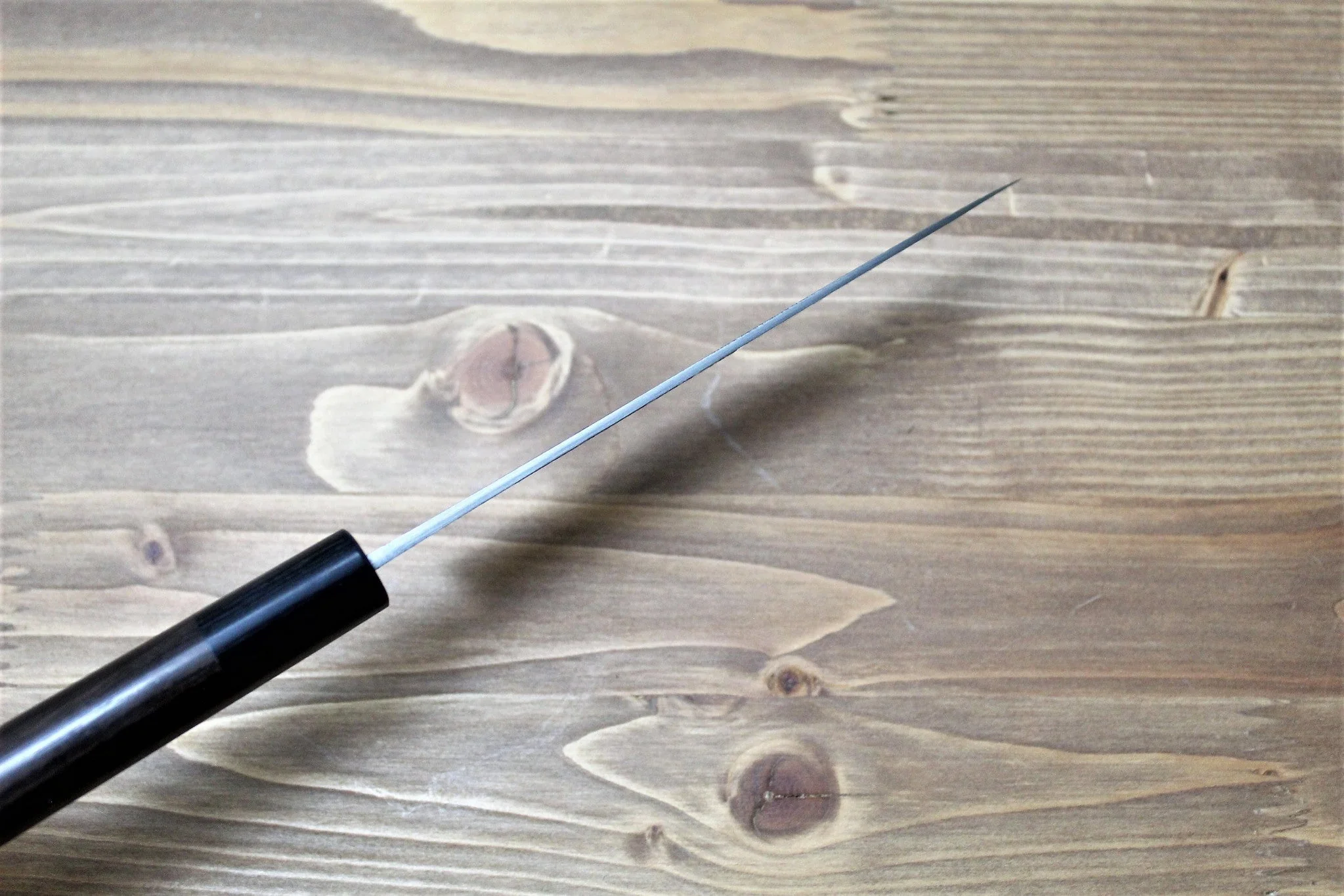 Sawakazuma Ginryu Damascus Aoniko Petty 135 mm / 5.3" Ebony handle - Image 7