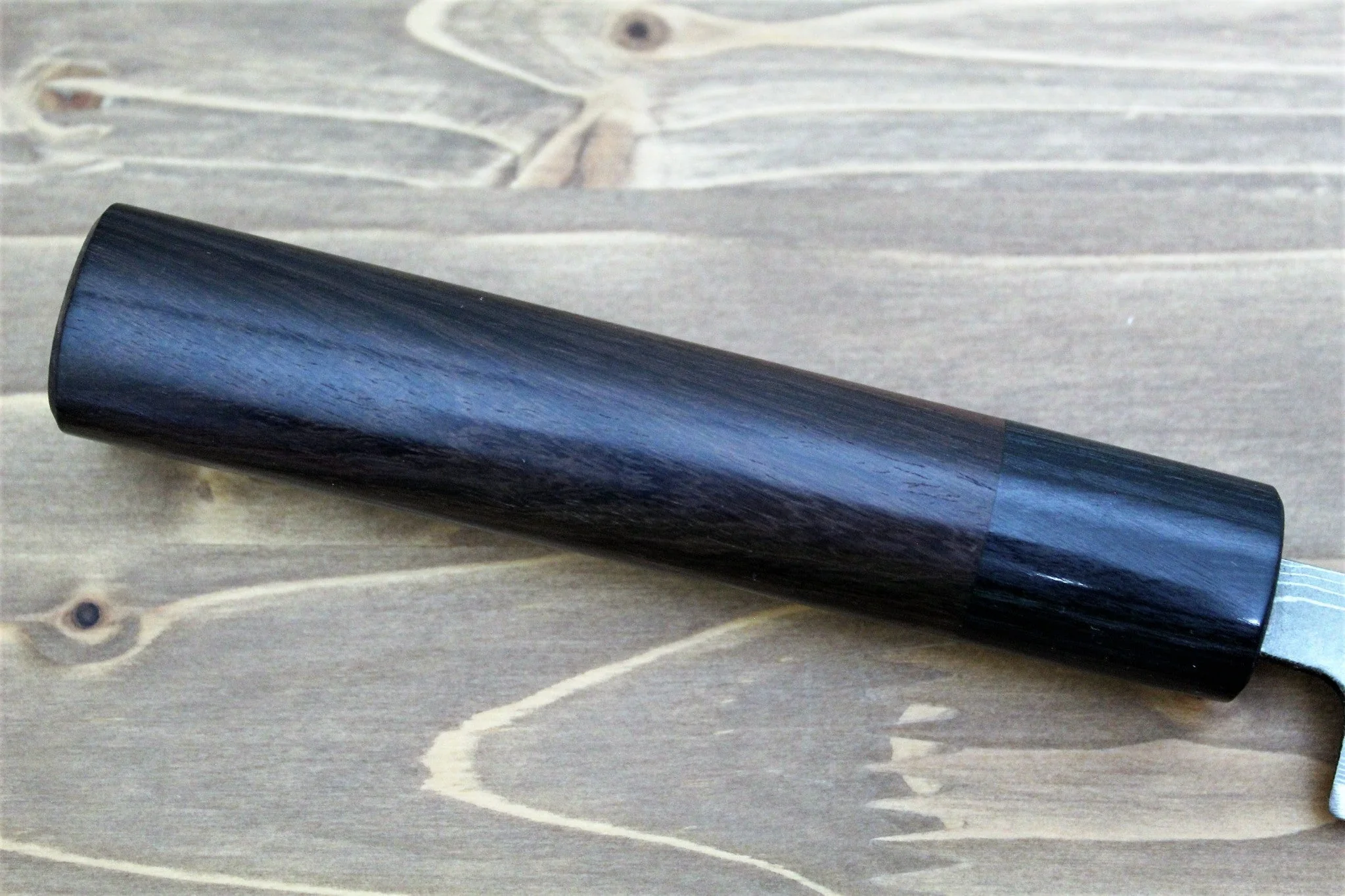 Sawakazuma Ginryu Damascus Aoniko Petty 135 mm / 5.3" Ebony handle - Image 8