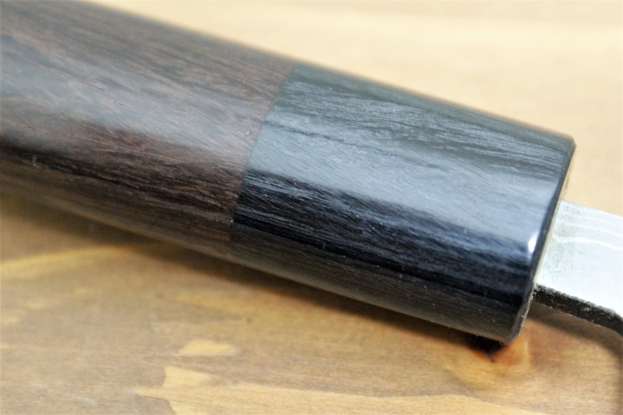 Sawakazuma Ginryu Damascus Aoniko Petty 135 mm / 5.3" Ebony handle - Image 9