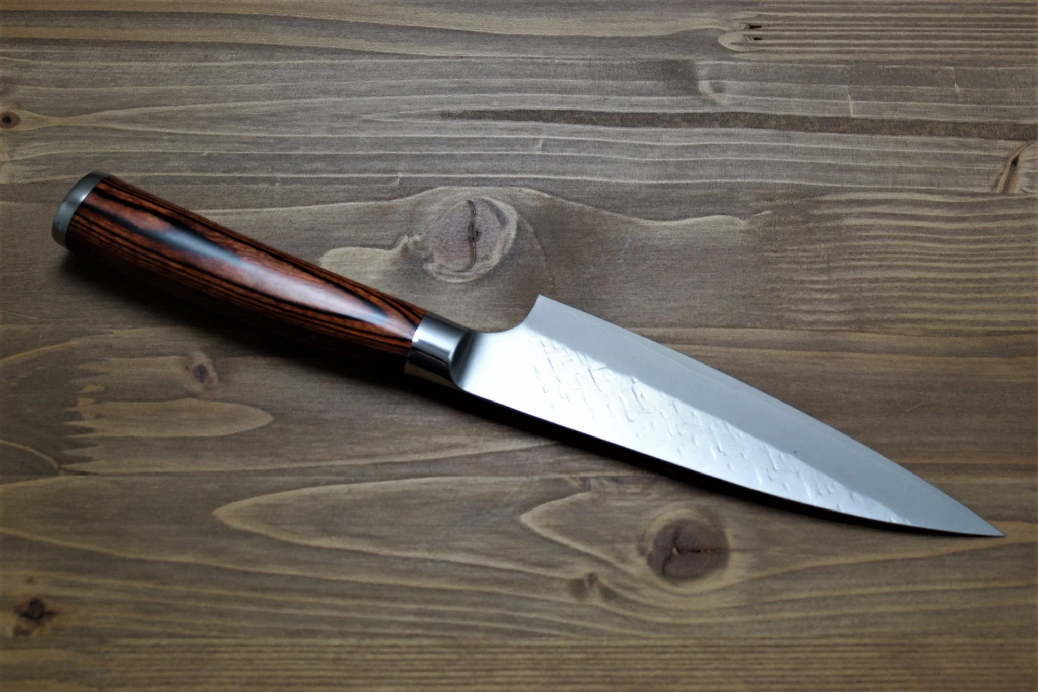 Sawakazuma Ginsho SRS13 Petty 135 mm / 5.3" Desert Ironwood Handle - Image 5