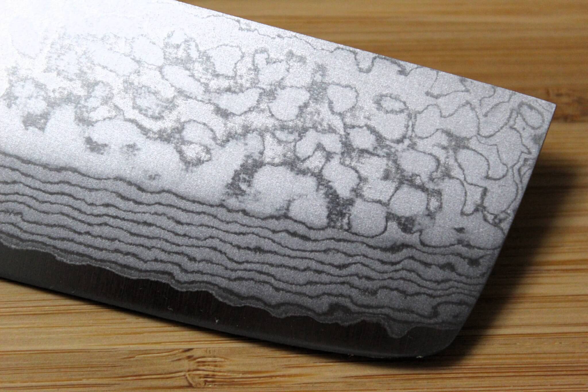 Sawakazuma Ryumon VG-10 17 Layer Damascus Nakiri 165mm / 6.5" - Image 4