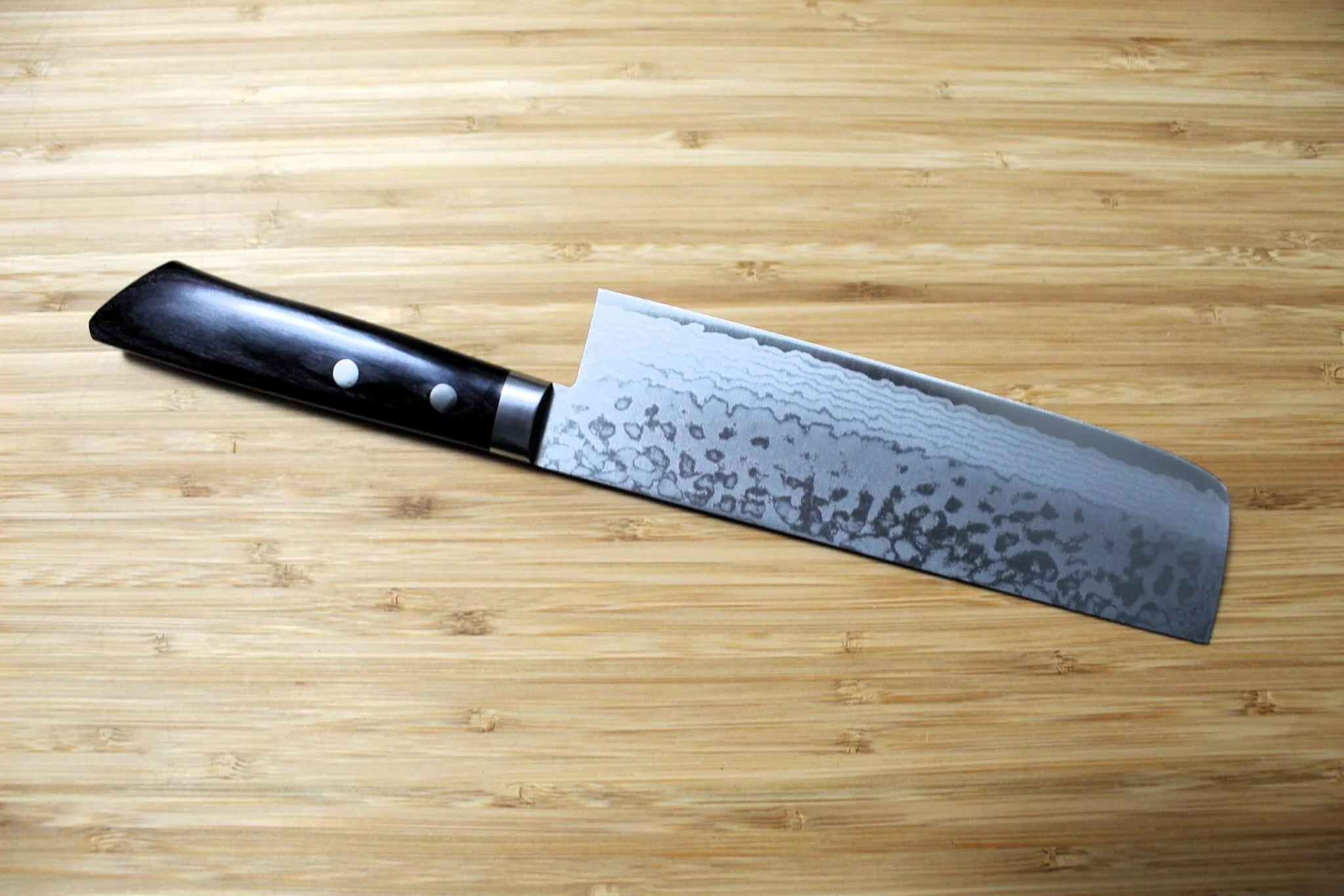 Sawakazuma Ryumon VG-10 17 Layer Damascus Nakiri 165mm / 6.5" - Image 5