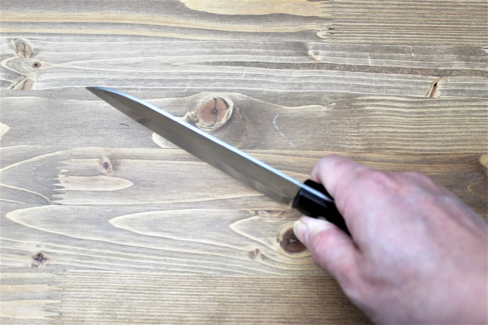 Sawakazuma Sazanami Petty 130 mm / 5.1" Wood Handle - Image 7