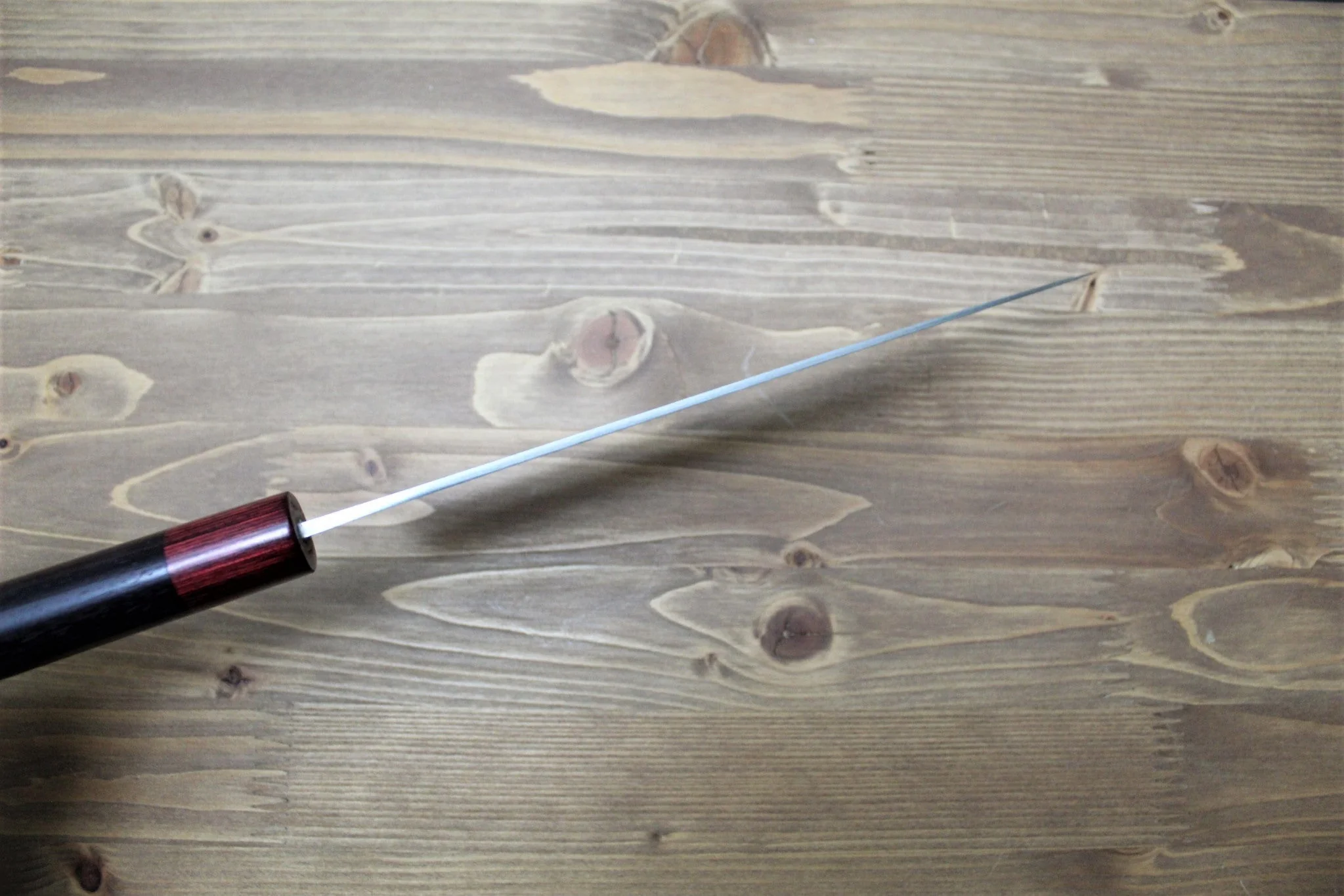 Sawakazuma Setsugetsuka VG-10 Damascus Gyuto 210 mm / 8.2" Rosewood Handle - Image 5
