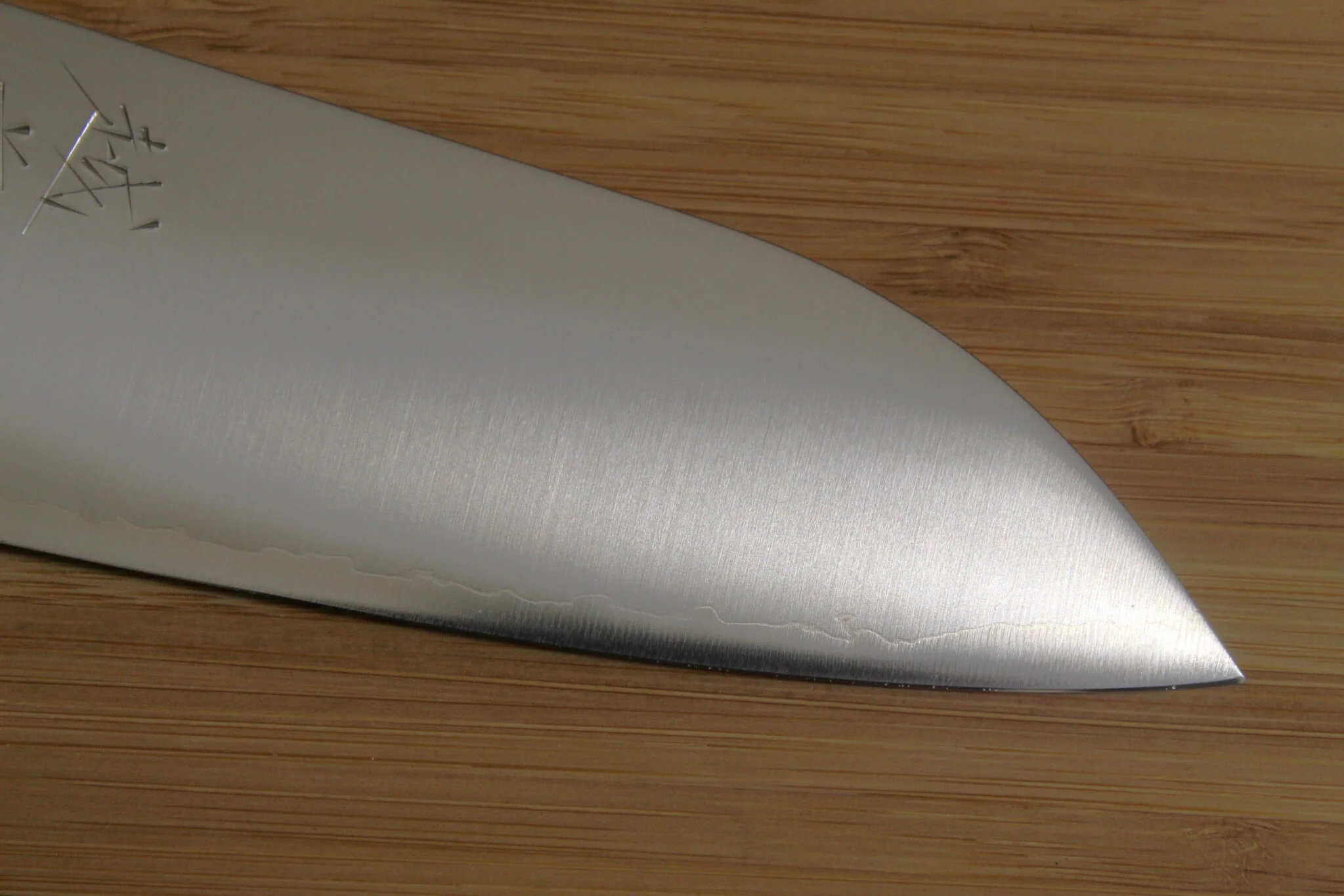 Sawakazuma SRS13 Santoku Knife 170 mm / 6.7" Rosewood Handle - Image 4