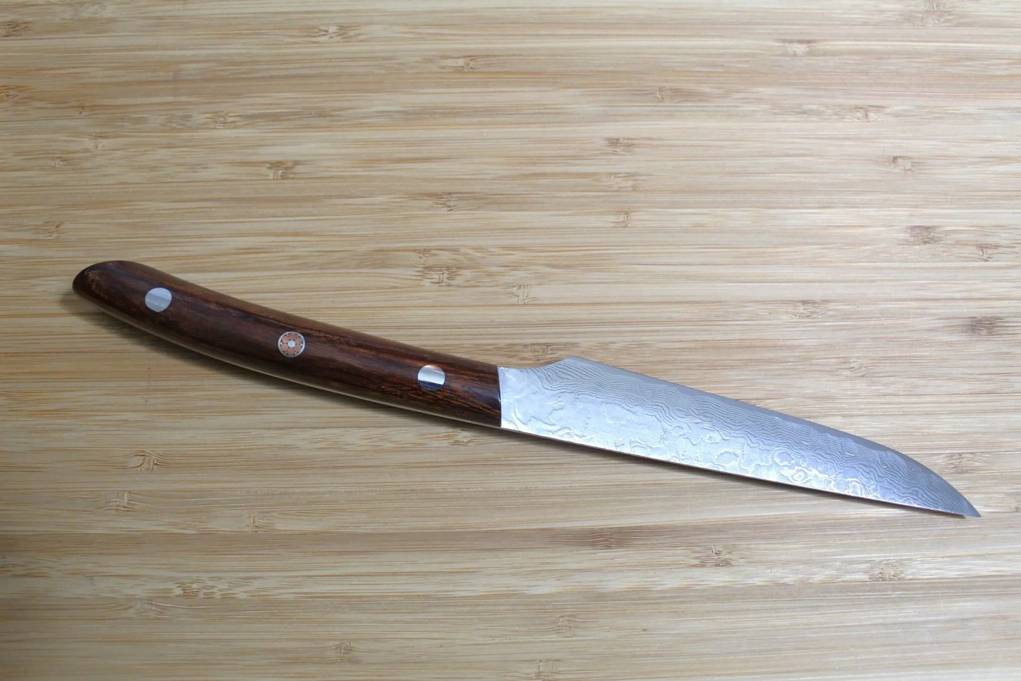 Sawakazuma SRS13 Steak Knife 120 mm / 4.7" Desert Ironwood Handle - Image 6