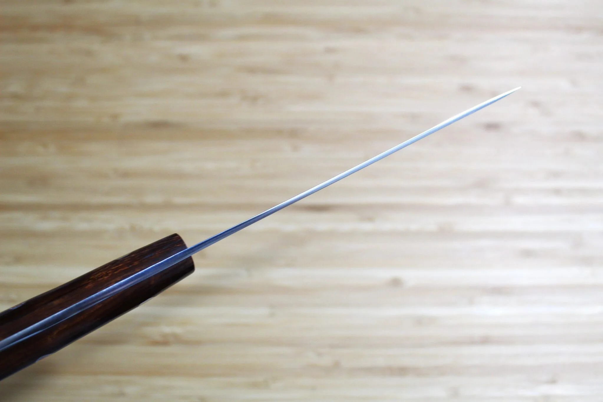 Sawakazuma SRS13 Steak Knife 120 mm / 4.7" Desert Ironwood Handle - Image 7