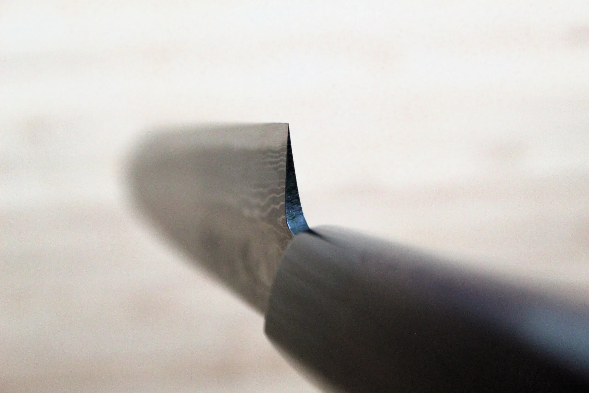 Sawakazuma Yanagiba Slicer Knife 210 mm / 8.2" Shironiko Damascus Rosewood Handle - Image 8