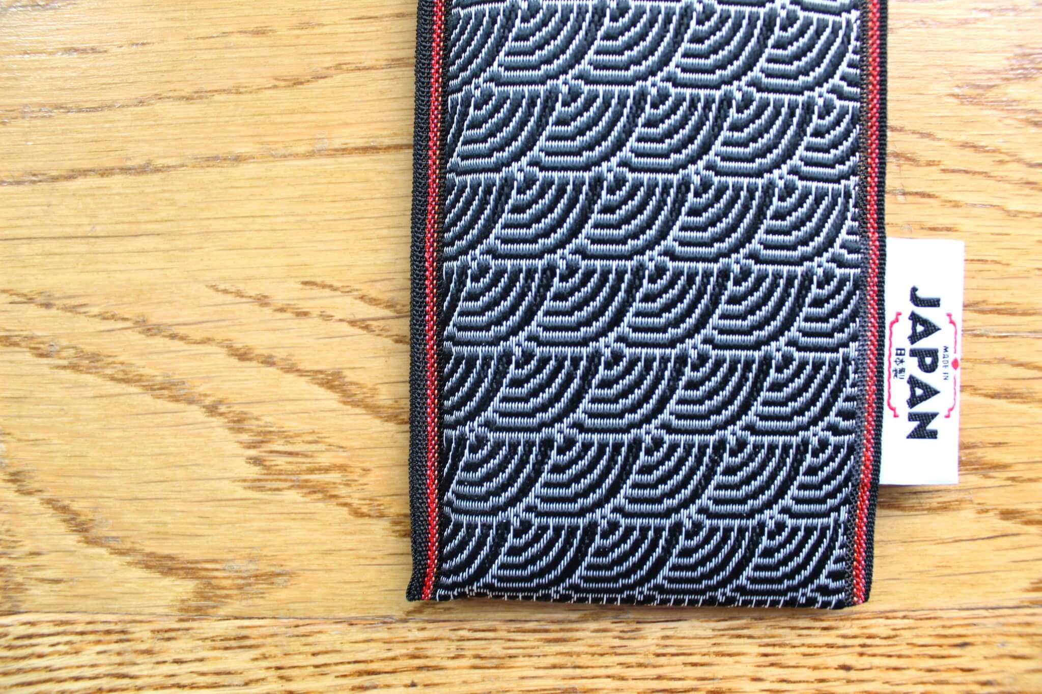Sayaka Japanese Tatami Mat Edge Fabric Sheath / Saya for Large Knife - Image 3