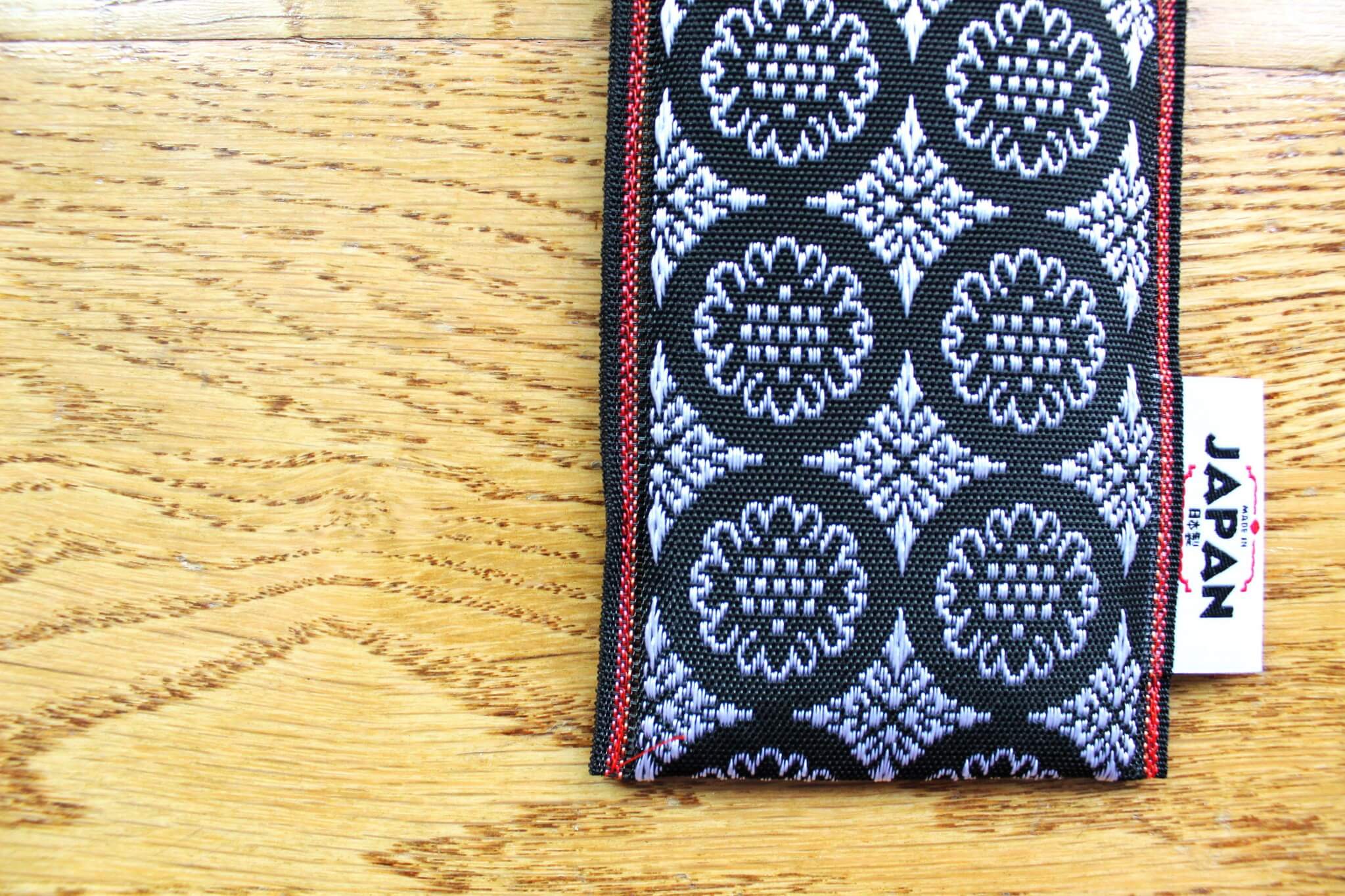 Sayaka Japanese Tatami Mat Edge Fabric Sheath / Saya for Small Knife - Image 4