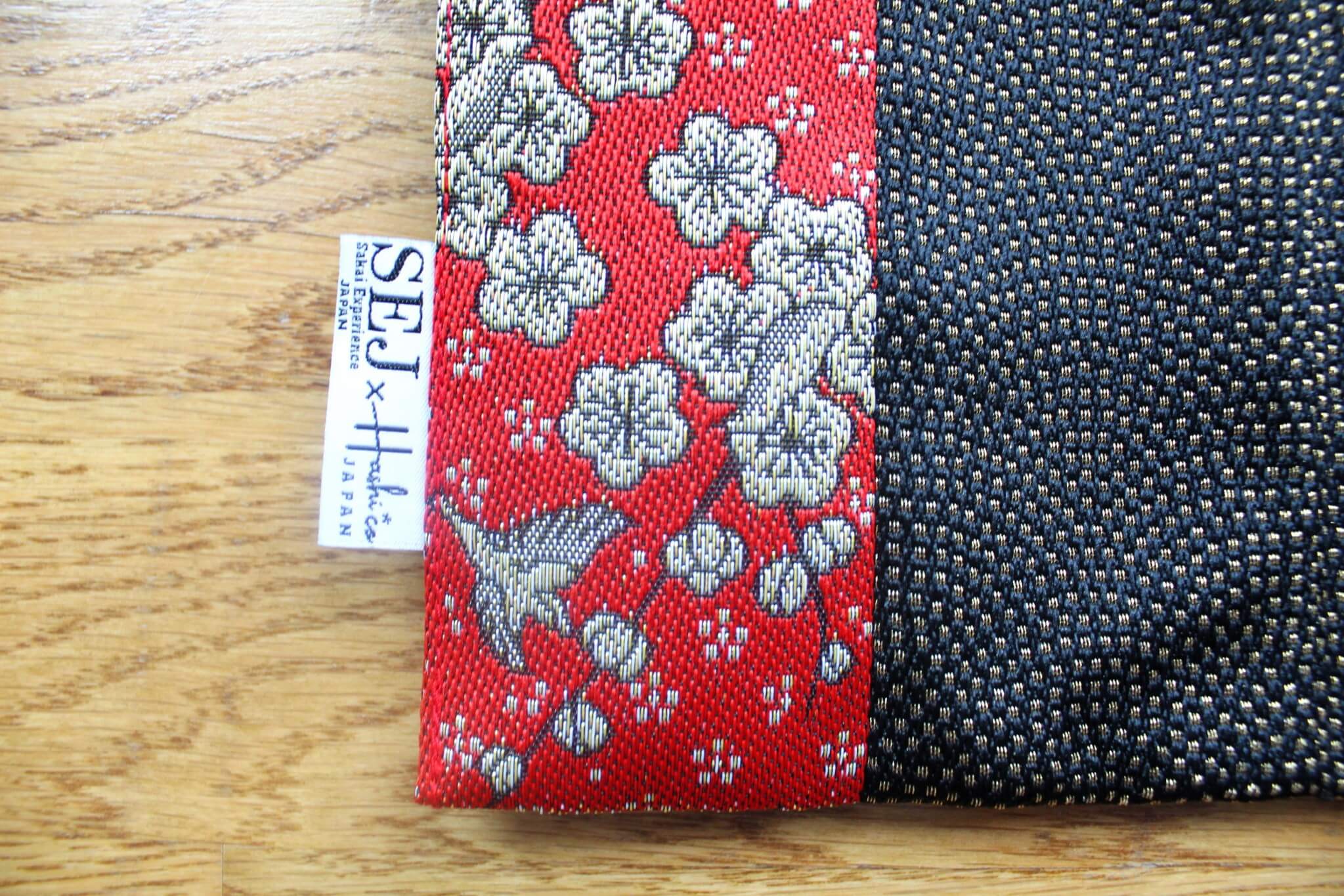 Sayaka Japanese Tatami mat edge Knife Roll Carry Bag for 3 Knives - Image 4