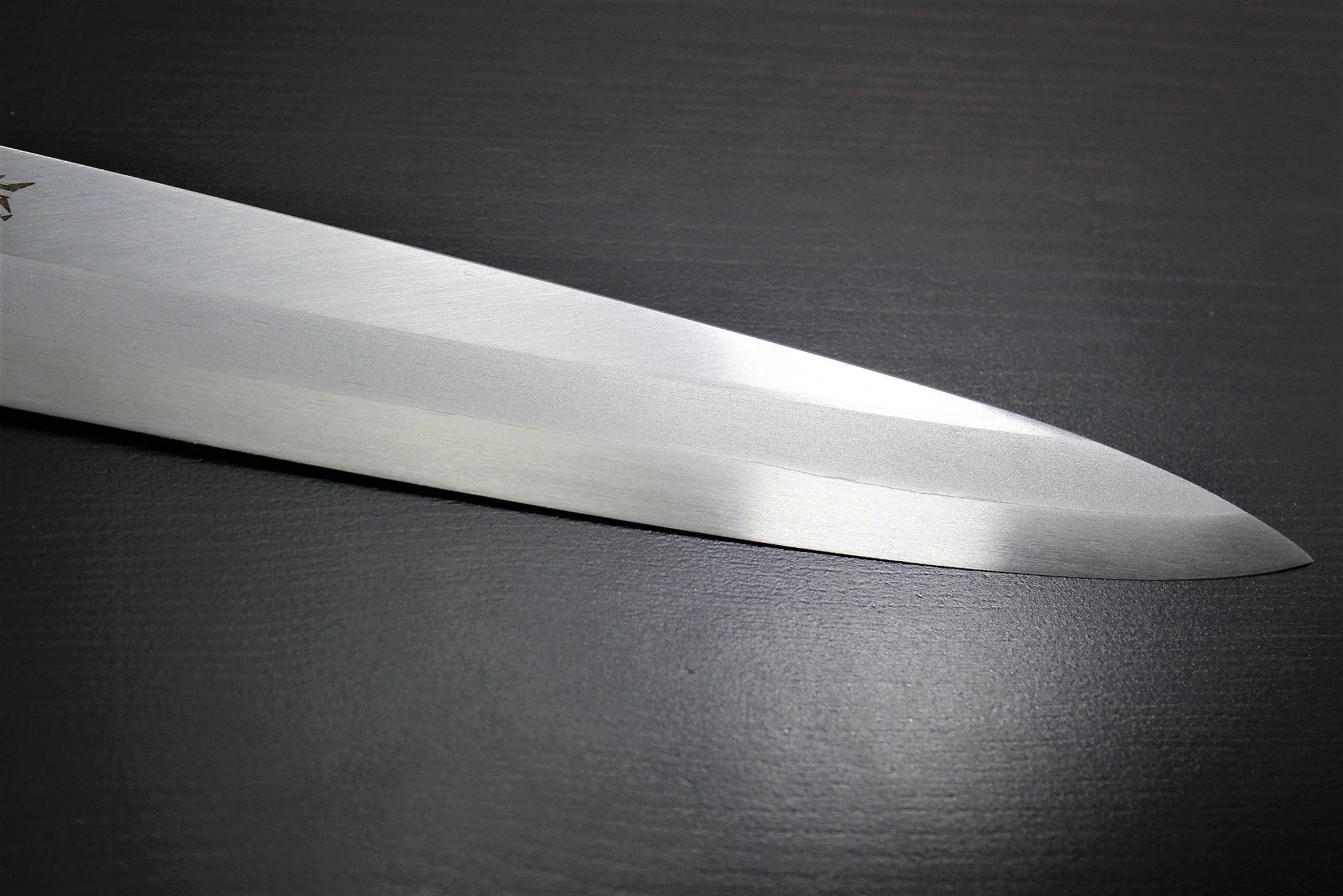 Sakai Takayuki Shobu Knife 240mm (9.4") with Saya - Shikisai Kincha - Molybdenum Stainless Steel - Image 6