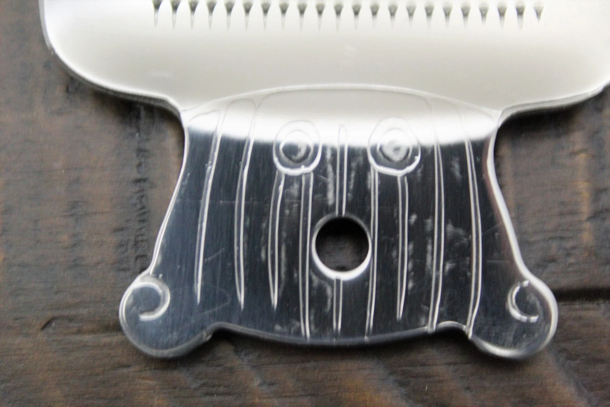 Stainless Steel Japanese Grater / Oroshigane Ika (Squid) Shape - Image 3