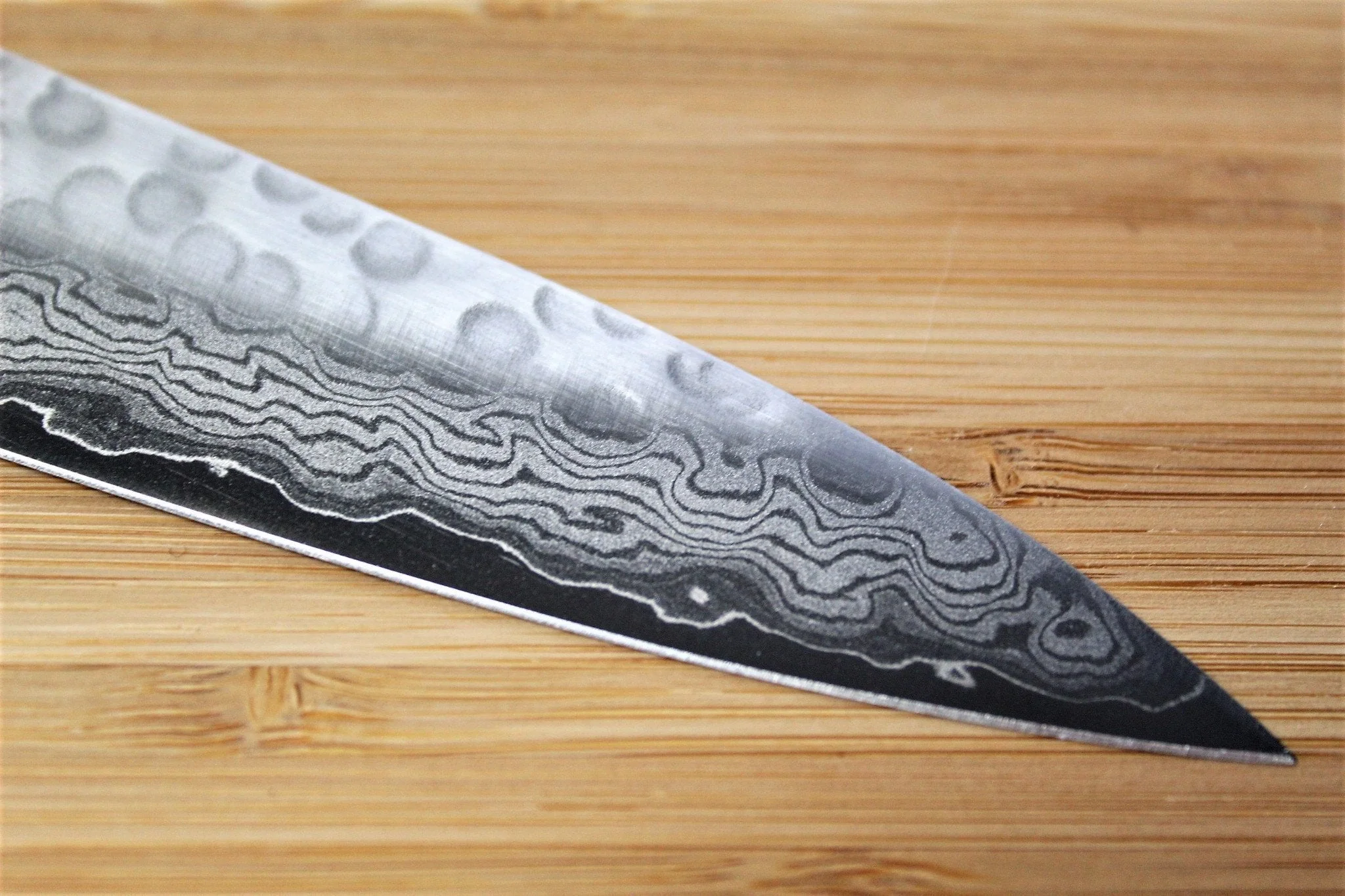 Sakai Takayuki Sujihiki Slicer Knife 240mm (9.4") Damascus 17 Layer - Image 3