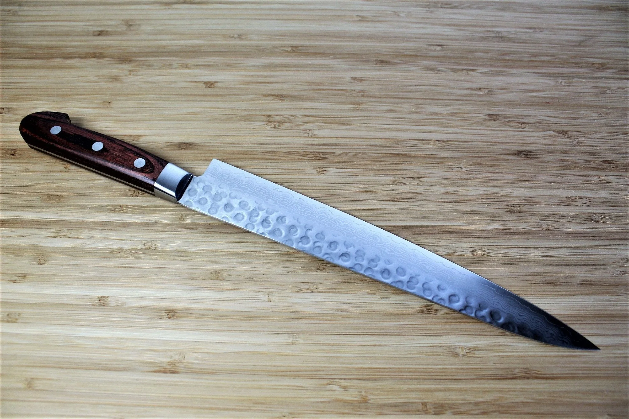 Sakai Takayuki Sujihiki Slicer Knife 240mm (9.4") Damascus 17 Layer - Image 5