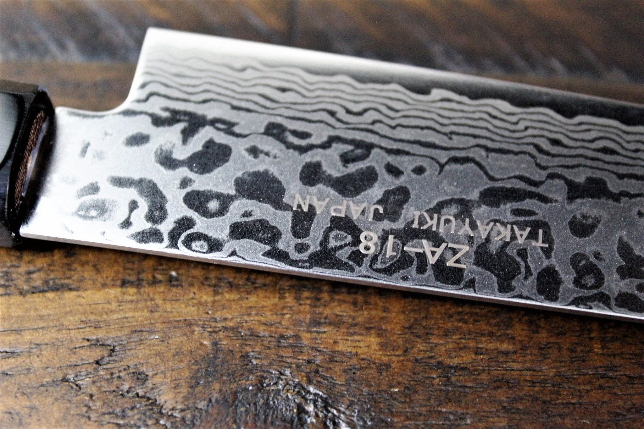 Sakai Takayuki Sujihiki Slicer Knife 240mm (9.4") Damascus 69 Layer -Ginga - Image 4